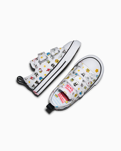 Converse x Hello Kitty And Friends Chuck Taylor All Star Easy-On BFFS White/Black/White, Angled View