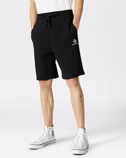 Embroidered Star Chevron Black