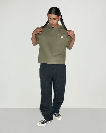 Star Patch Pocket Relaxed Short-Sleeve T-Shirt Converse Utility, Detail View
