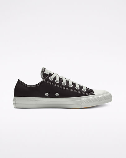 Custom Chuck Taylor All Star Leather Low Top black