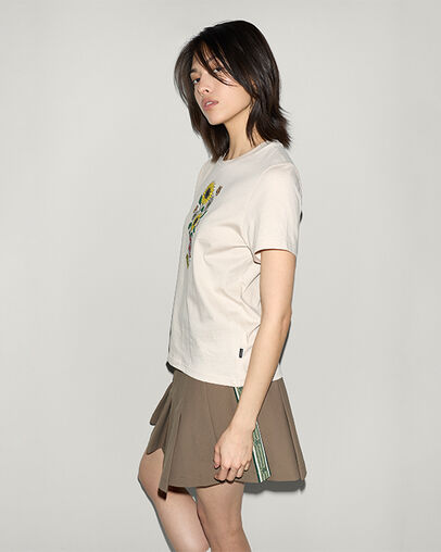 Garden Step Tee Classic Ecru, Back View
