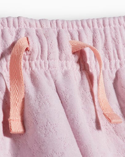 Pointelle Shorts Summit Pink, Detail View