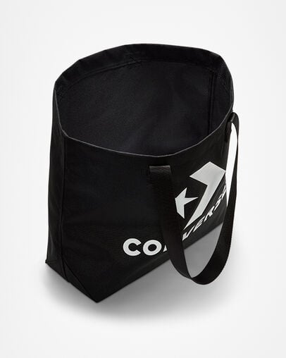 Star Chevron Tote Black/White