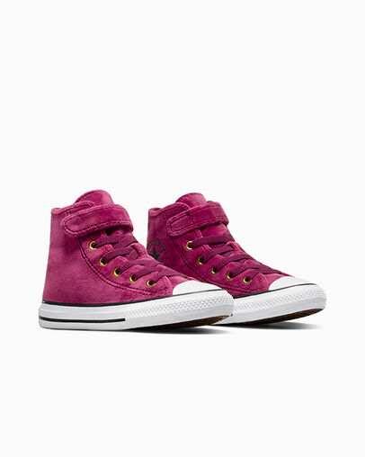 Chuck Taylor All Star Easy On Velvet Legend Berry/White/Black, Top and Side View
