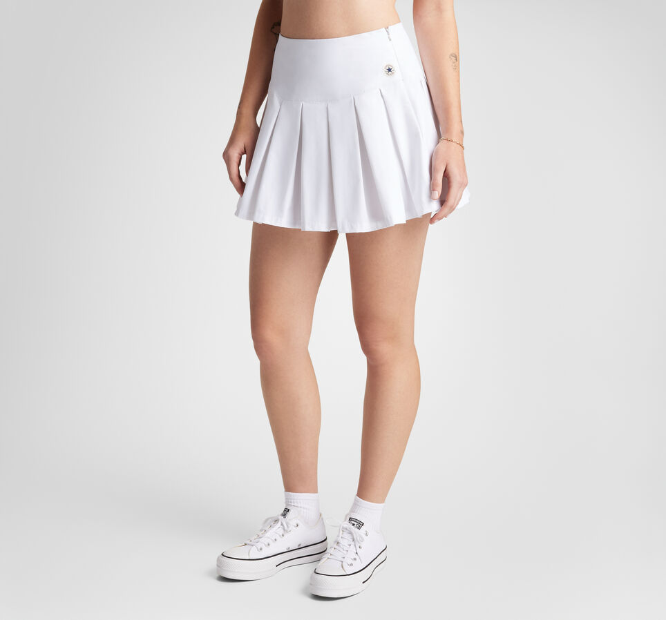 Chuck Taylor Pleated Skirt White