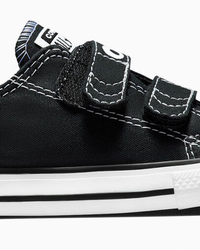 Chuck Taylor All Star Eyes Easy-On Black/White/Black, Detail Angle View
