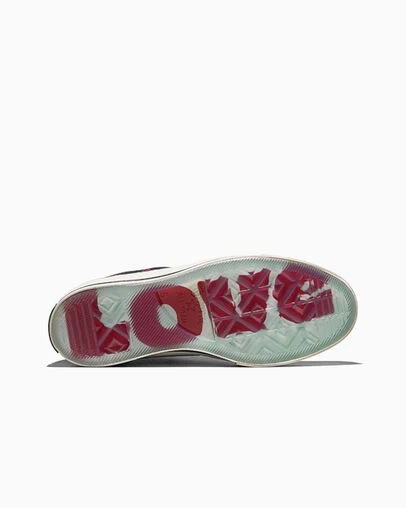 Chuck 70 Valentine's Day Black/Egret/Days Ahead Red, Outsole View