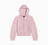 Pointelle Full Zip Hoodie Summit Pink