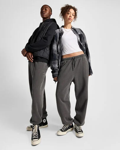 Go-To Loose-Fit Fleece Pants Converse Black