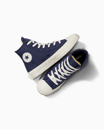 Chuck Taylor Alt Star Military Workwear Uncharted Waters/Egret/Black, Angled View