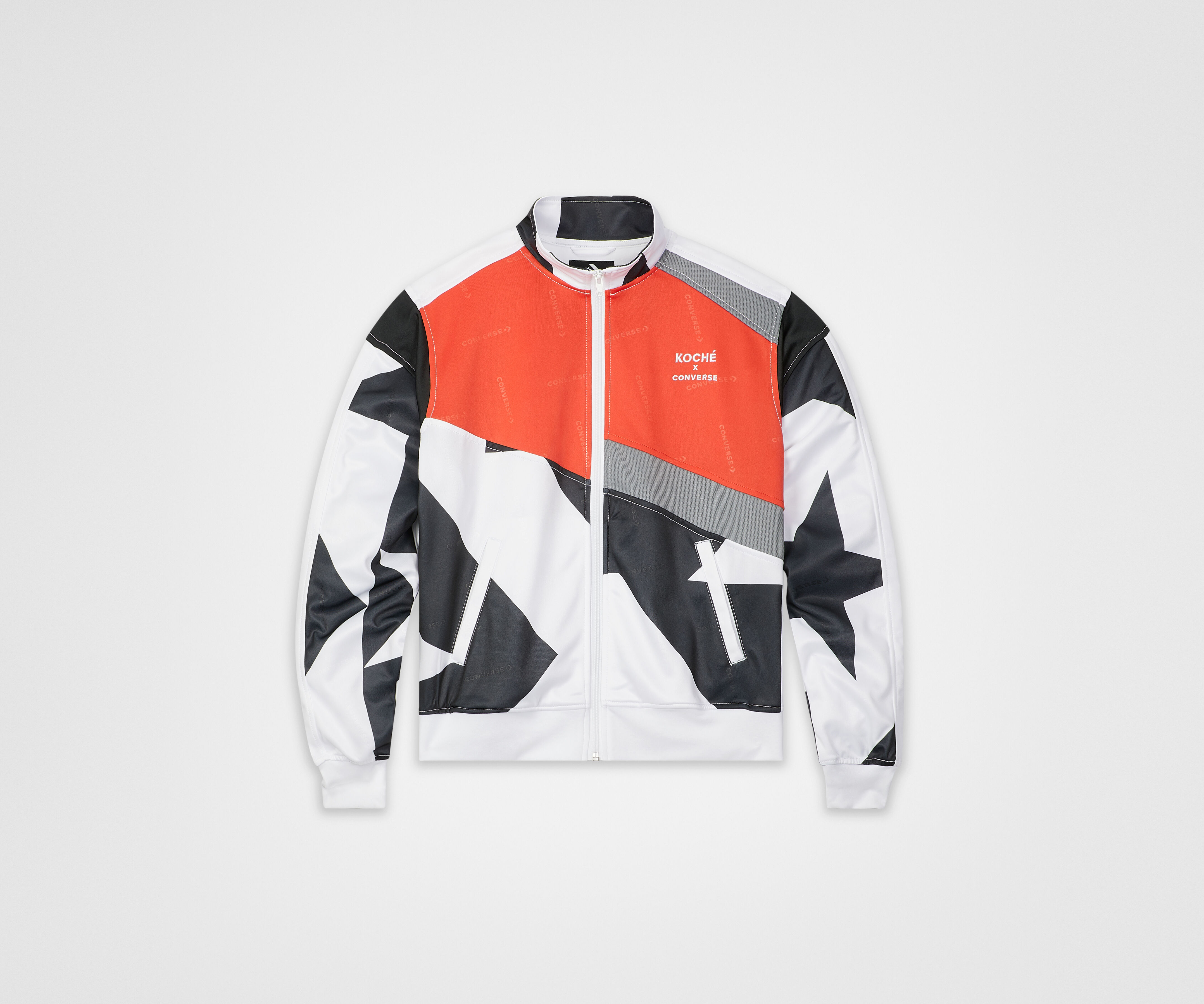 converse white jacket