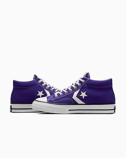 Star Player 76 Court Purple/Vintage White, Detail Angle View