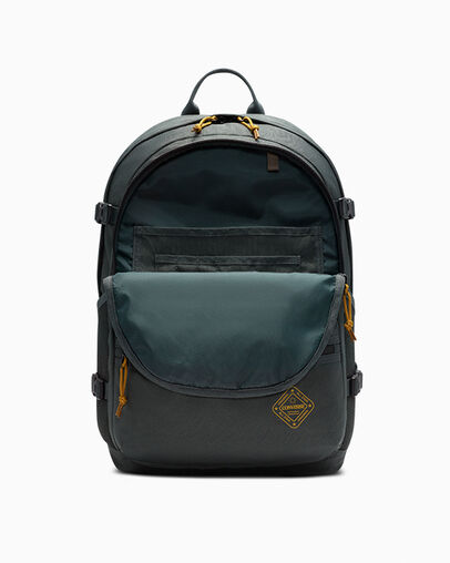 Graphic Straight Edge Backpack Secret Pines Green