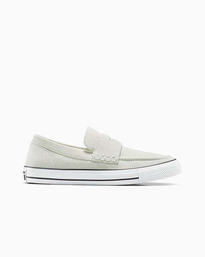 Chuck Taylor All Star Loafer Barely Grey/Barely Grey/White, Outer Side View