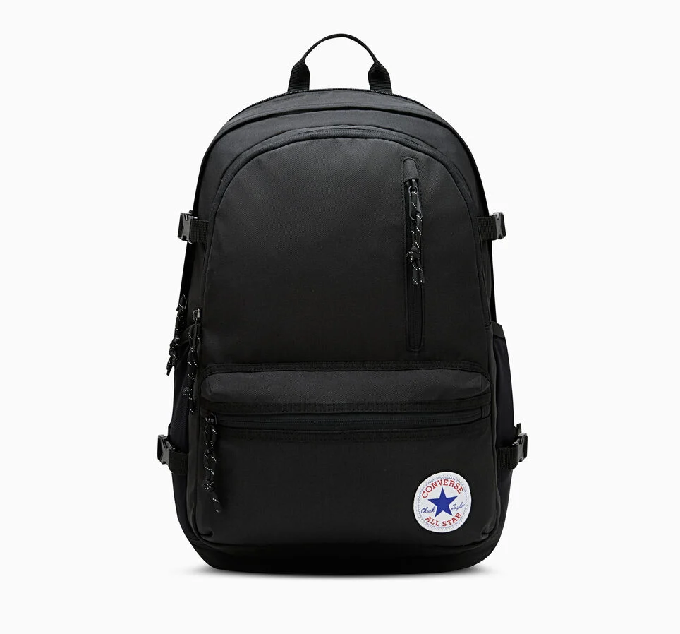 Straight Edge Backpack Black