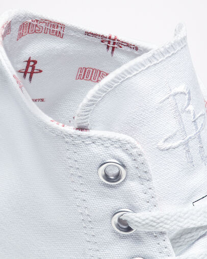 Houston Rockets Converse x NBA Chuck Taylor All Star White/White/White