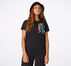 Rainbow Crew Neck Short Sleeve T-Shirt Converse Black