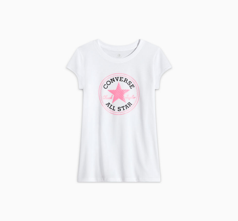 Shimmer Chuck Taylor Patch T-Shirt White