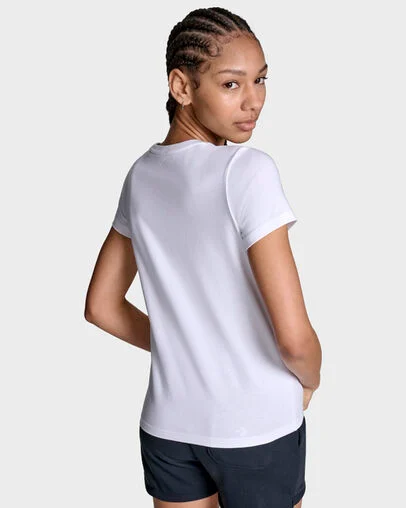 Retro Chuck Taylor All Star Patch T-Shirt White, Detail View