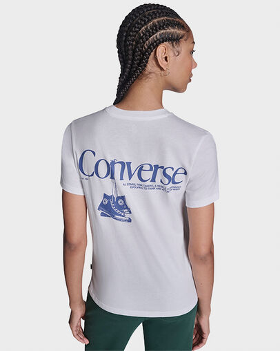 Hanging Shoes T-Shirt White 10A, Detail View