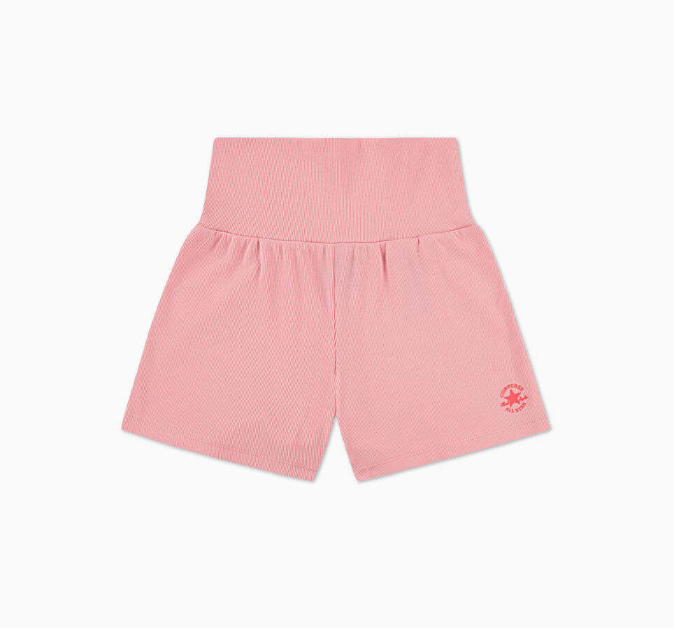 Converse Fold Down Ribbed Short Ok Bloomer Pink
