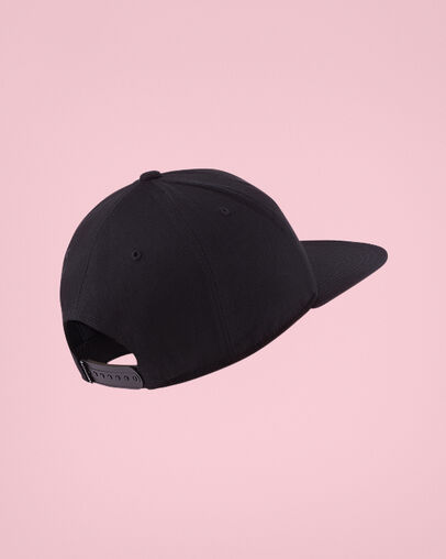 Chuck Taylor Patch Snapback Converse Black, 3/4 View