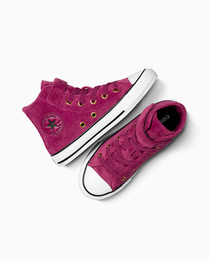 Chuck Taylor All Star Easy On Velvet Legend Berry/White/Black, Angled View