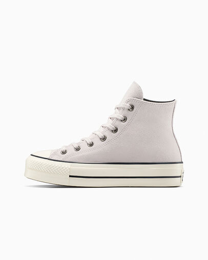 Chuck Taylor All Star Lift Platform Suede Bone Cold/Egret/Black, Inner Side View