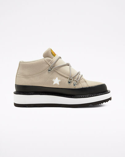 Fleece Lined Boot One Star Papyrus/Black/White