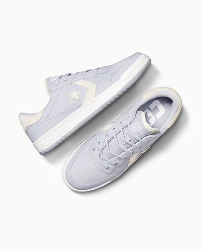 CONS Fastbreak Pro Leather & Nylon Ghost Town Grey, Angled View