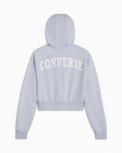 Retro Full-Zip Hoodie Blueberry Ice, Back View