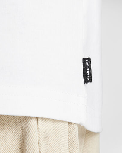 Airbrush Oversized T-Shirt White, Detail View