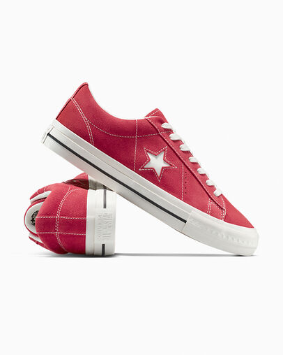 One Star 95 Red/Vintage White, Detail Angle View