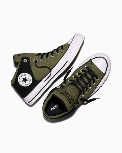 Chuck Taylor All Star High Street Colorblock Utility/Black/White, Angled View