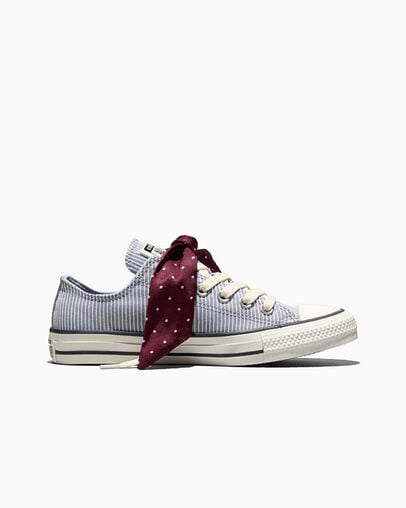 Chuck Taylor All Star Scarf Bow No Shade Grey/Vintage White/Egret, Outer Side View
