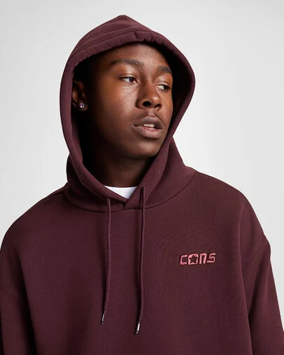 CONS Premium Loose Hoodie Bloodstone, Detail View