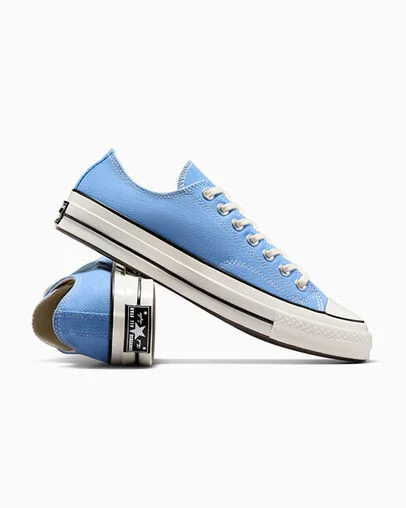 Chuck 70 Canvas Open Sky/Egret/Black, Detail Angle View