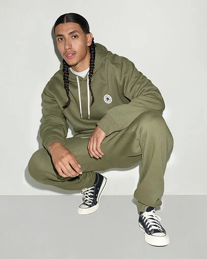 Chuck Taylor Patch Pullover Hoodie Converse Utility, Detail View