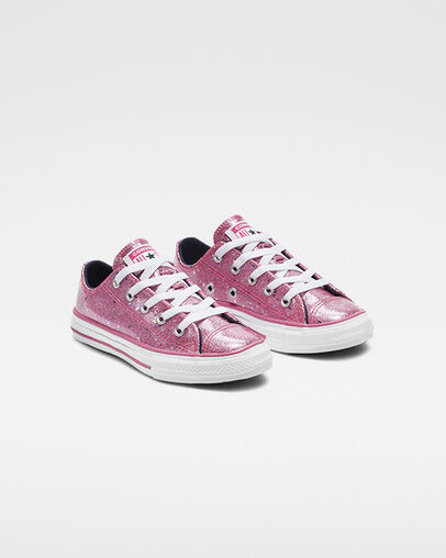 Chuck Taylor All Star Galaxy Glimmer Low Top Mod Pink/Obsidian/White