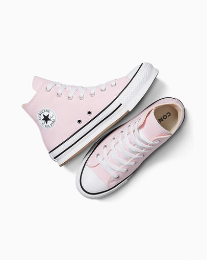Chuck Taylor All Star EVA Lift Platform Canvas Sugar Berry/White, Angled View