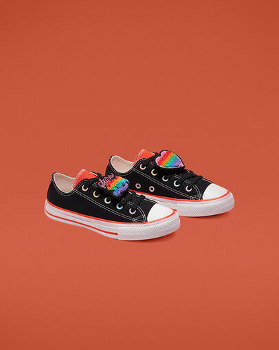 Converse x Millie Bobby Brown Chuck Taylor All Star Black/Mandarin Red/Pink Lady