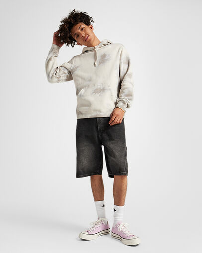 Chuck 70 Canvas Stardust Lilac/Egret/Black, On Foot Shot 1