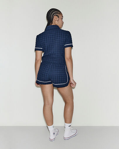 Festival Zip Polo Converse Navy, Detail View