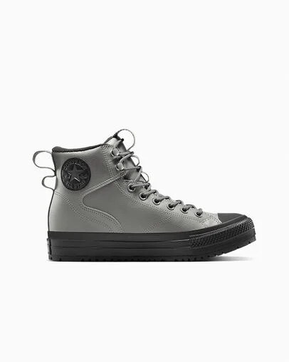 Chuck Taylor All Star Water-Repellent Hiker Boot Sharkskin/Sharkskin/Black, Outer Side View