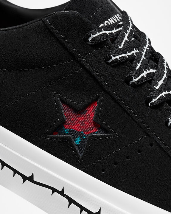 converse white leather one star