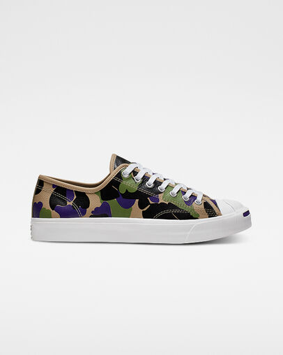 Leather Archive Prints Jack Purcell Black/Candied Ginger/Court Pur