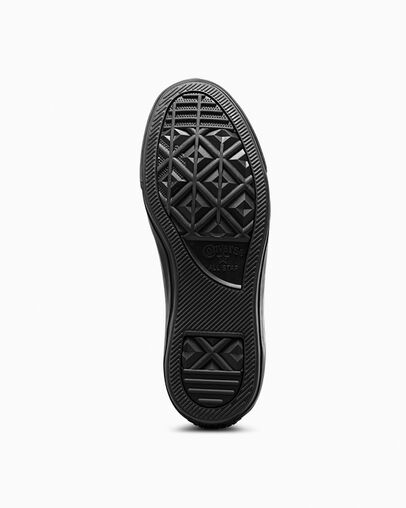 Chuck Taylor All Star Leather Black/Total Eclipse/Black, Outsole View