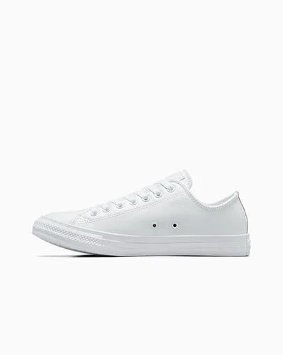 Chuck Taylor All Star Leather Mono White, Inner Side View