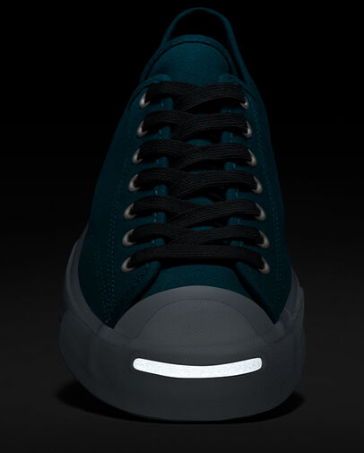 Twill Reflective Jack Purcell Midnight Turq/Black/White