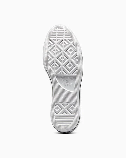 Chuck Taylor All Star Lift Platform Leather White/Black/White, Outsole View